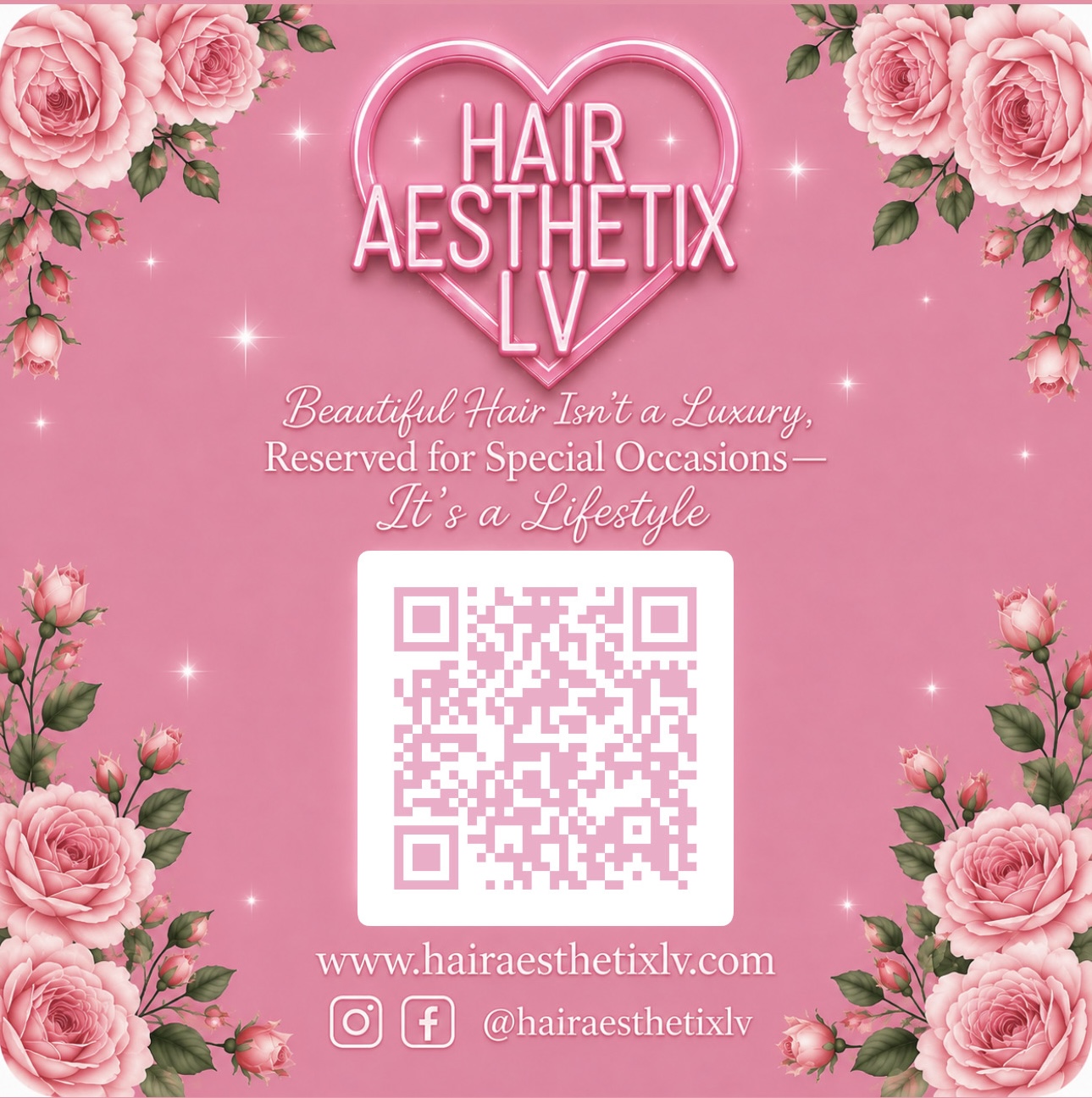 Hair Aesthetix LV brand design 2 by Dragons Blood Development